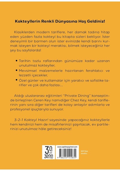 3-2-1 Kokteyl Hazır : Hazırlaması Kolay Profesyonel Kokteyl Tarifleri
