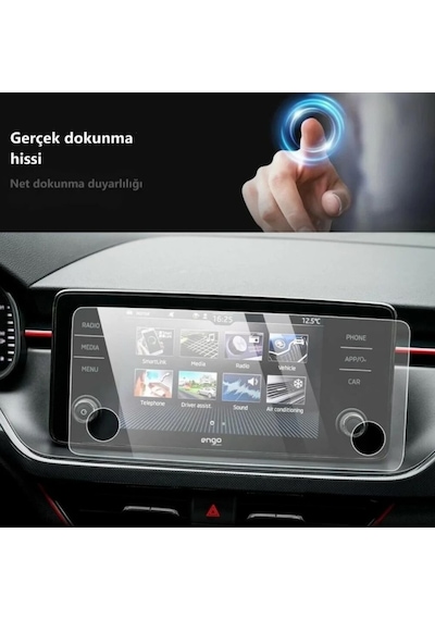 Skoda Fabia 8.25 İnç Multimedya Mat Ekran Koruyucu Şeffaf