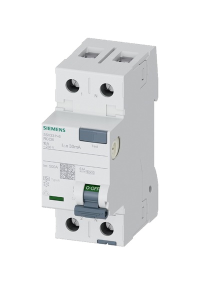 Siemens 5sv3111-6 - 16a 10ma Tip A Kaçak Akım Koruma Rölesi