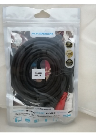 Hadron Hd4646 5.1 Ses Kablosu Aux / 2Rca Kablo 1.5 Metre