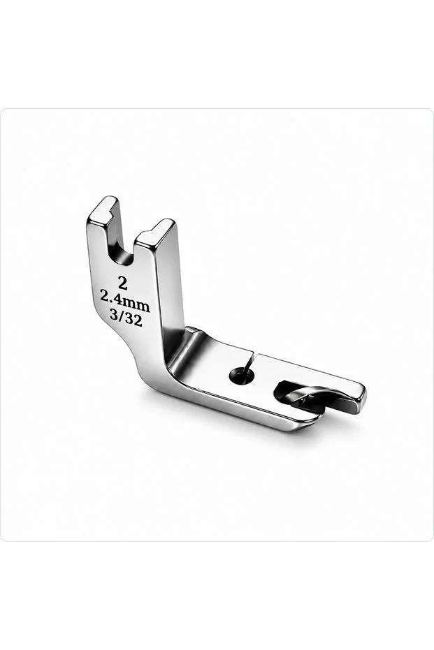 Sanayi Tipi Düz Dikiş Makinesi Kıvırma Ayağı 1 Adet 2.40 Mm 3/32 Lot 2