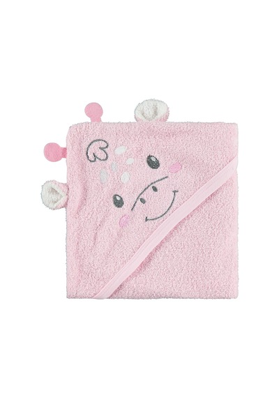 Civil Baby Zürafa Baskılı 75x75 CM Havlu - Pembe Standart