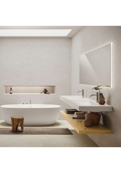 Roka 23109-1 Kendinden Desenli Kabartmalı Modern Düz Sade Duvar Kağıdı