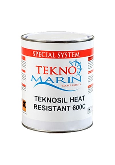 Teknomarin 600 °C Isıya Dayanıklı Boya Siyah 2.5 KG
