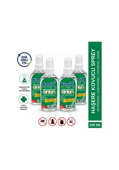 Kenex Haşere Kovucu Sprey 4 x 100 ML