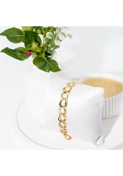 Biem Samanyolu Model Çelik Bileklik Gold/gümüş