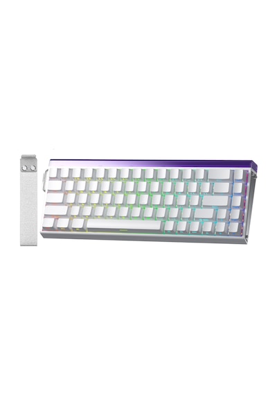 Aula Hero 68 He Manyetik Klavye Rapid Trigger Meteor Switch 8000hz Rgb Neon Tkl Hot Swap Oyuncu Klavyesi Beyaz