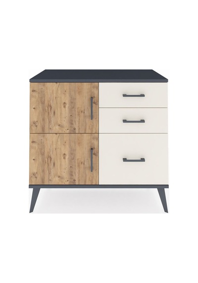 Hyperion Şifonyer Tek Raflı 3 Çekmeceli 2 Kapaklı 88x44x80 Antrasit-çam/aytaşı Çam/aytaşı Hyperion Şifonyer Tek Raflı 3 Çekmeceli 2 Kapaklı 88x44x80 Antrasit-çam/aytaşı Çam/aytaşı