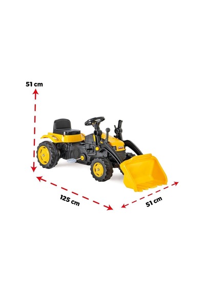 07315 Actıve Traktör Kepçeli S17211721 Çok Renkli