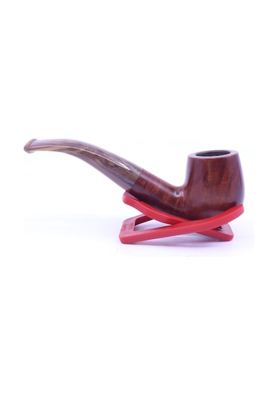 Şahin Sarı Yıldız Bent Billiard 9mm Filtreli Akrilik Saplı Pipo Mod L-10 247787