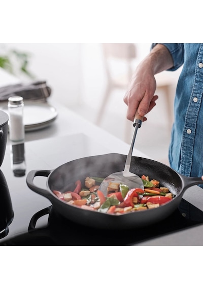 Ikea Vardagen Wok Spatulası 36 Cm Krom-açık Bej