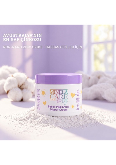 Minela Care 100% Doğal Bebek Pişik Kremi 100 Gr