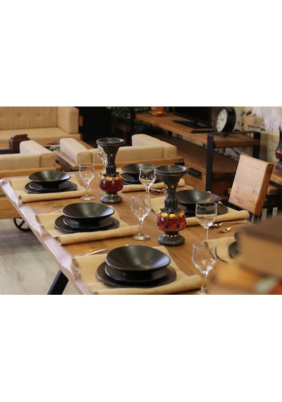 Ntconcept Ntconcept Masif Ağaç Yemek Masası Takımı (437857653)