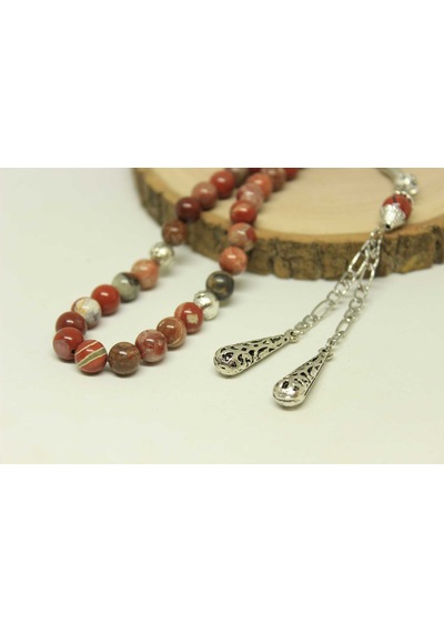 8 MM 24950 Jasper Taşı Tesbih