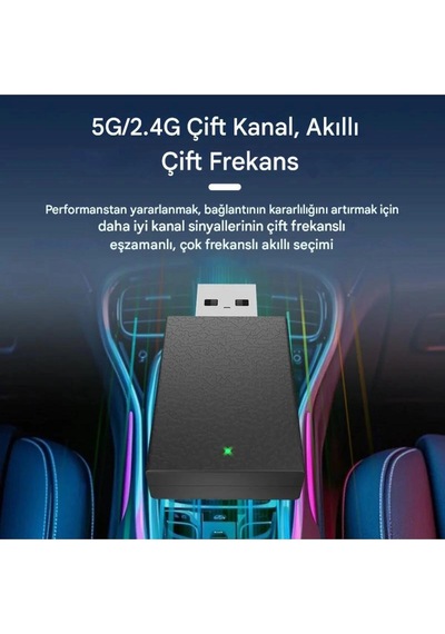 Zenvia Kablosuz Android Auto/car Play Usb Dongle Cihazı Znv2026