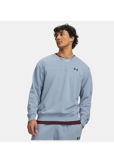 Under Armour Ua Rival Lightweight Crew Erkek Sweatshirt 6009347-448 Mavi