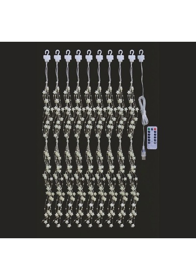 Saçaklı 3 3 Metre Yıldız Boncuklu Dekor Led Usb Ev, Oda Ve Organizasyon Dekoru Hakkında Ürün Açıklam Çok Renkli