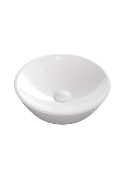 Isvea Sistemay Soft Tezgah Üzeri Çanak Lavabo 45 CM.Beyaz