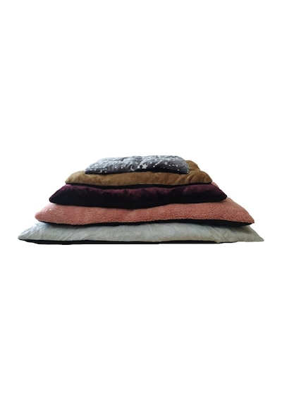 Patiderm Peluş Yer Minderi XLarge Boy Kedi Köpek Yatağı 80 x 55 CM Çok Renkli