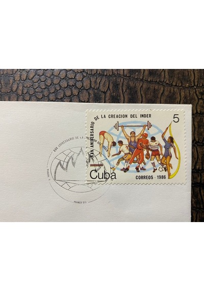 Cuba Fdc / Küba İlk Gün Zarfı Iıv Aniversario De La Creacion Del İnder