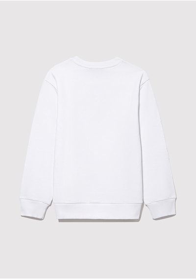 Mavi - Miav Baskılı Beyaz Sweatshirt 6610031-602 Beyaz