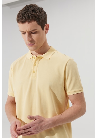 AC&Co / Altınyıldız Classics Altinyildiz Classics Erkek Sarı Slim Fit Dar Kesim Polo Yaka %100 Pamuk Tişört 4A4820200001SARXL Sarı AC&Co / Altınyıldız Classics Altinyildiz Classics Erkek Sarı Slim Fit Dar Kesim Polo Yaka %100 Pamuk Tişört 4A4820200001SARXL Sarı
