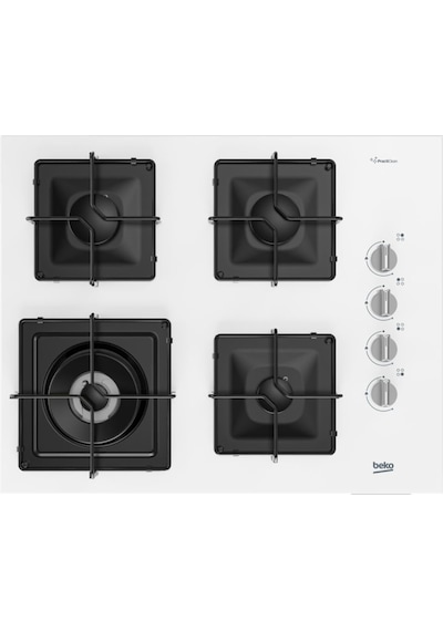 Beko BFC 631 B - Bocd K 6510 EWB - BDE 6062 B Beyaz Buhar Destekli Ankastre Set