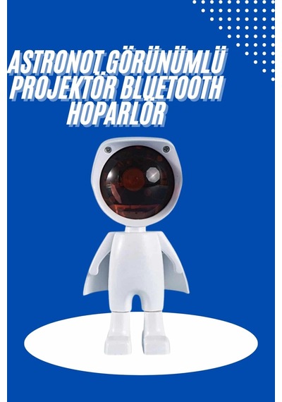 Hubrendy Tekno Astronot Işık Projektörü Gökkuşağı Projeksiyon Gece Lambası Hediyelik 17092623
