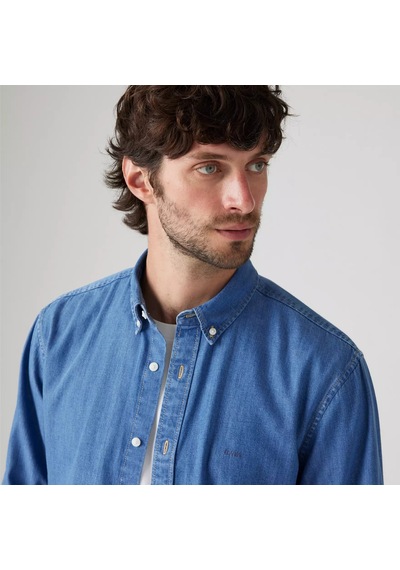 Levi's Erkek Authentic Button-down Mavi Gömlek - A7210-0025 Mavi Levi's Erkek Authentic Button-down Mavi Gömlek - A7210-0025 Mavi