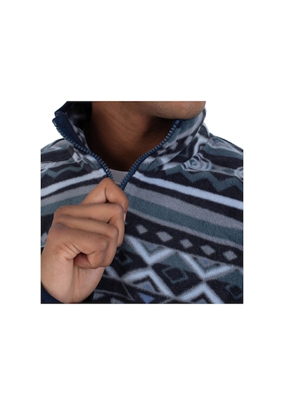Hurley Hurley Mesa Windchill 1/4 Zip Erkek Mavi Polar 6721 Lacivert