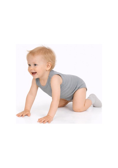Civil Baby Basıc 3 Lü 0-36 Ay Çıtçıtlı Badi - Bej Taş Rengi