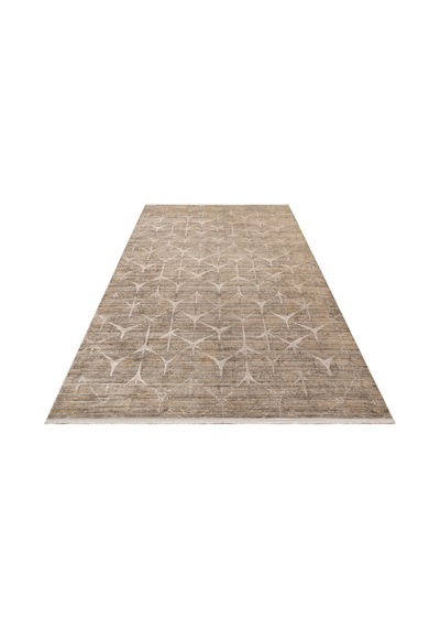 Latte Beige Overdyed Yumuşak İpeksi Tuşeli Yüksek Halı