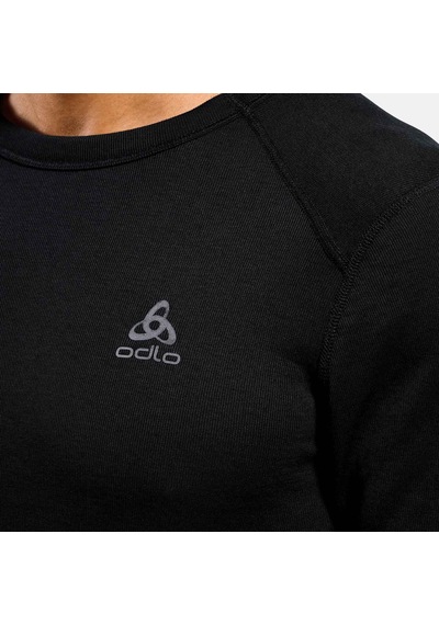 Odlo Odlo Active Warm Bl Top Crew Neck L/s Erkek Siyah İçlik Üst 6000 Siyah
