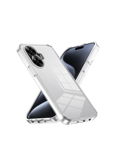 Ceptecepnet Realme C53 İle Uyumlu Özel Tasarım Baskılı Kamera Korumalı Şeffaf Telefon Kılıfı 6
