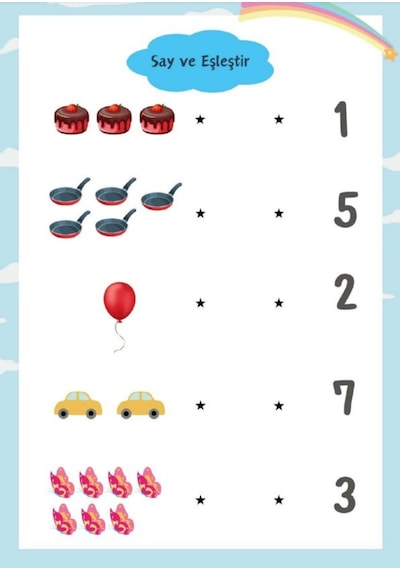 Okul Öncesi Matematik Yaz-sil Kitabı