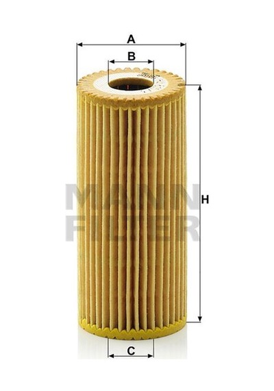 MANN HU6153X YAĞ FİLTRESİ MERCEDES W168 W169 W245 VANEO 414 02-05