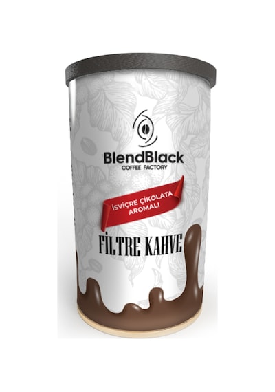 Blendblack İsviçre Çikolatası Aromalı Filtre Kahve Teneke Kutu 250 G