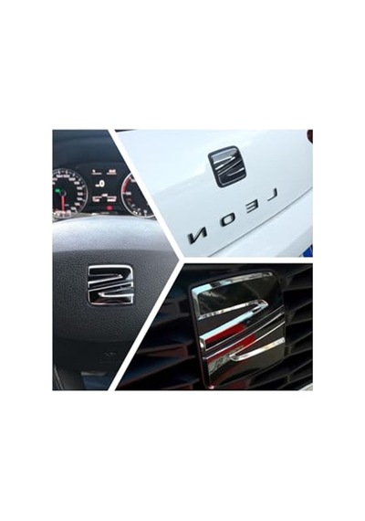 Kaplama Sticker Seti, Mat Siyah, Seat Leon Mk3 Uyumlu Abanoz