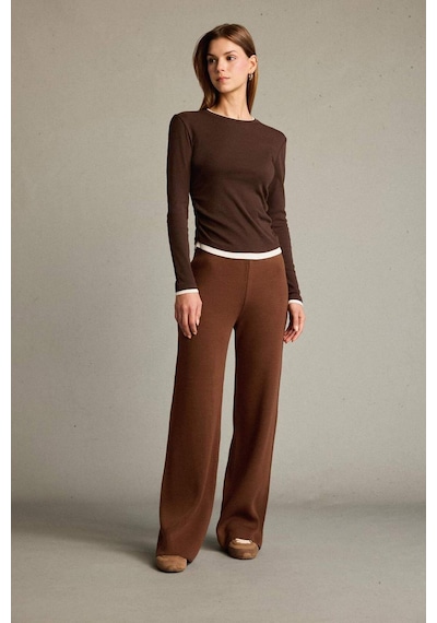 Defacto Relax Fit Normal Bel Pantolon G3342ax25aubn305 Kahve