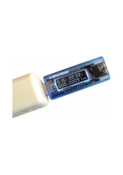 Keweısı Usb Akım Ve Voltaj Ölçer V20