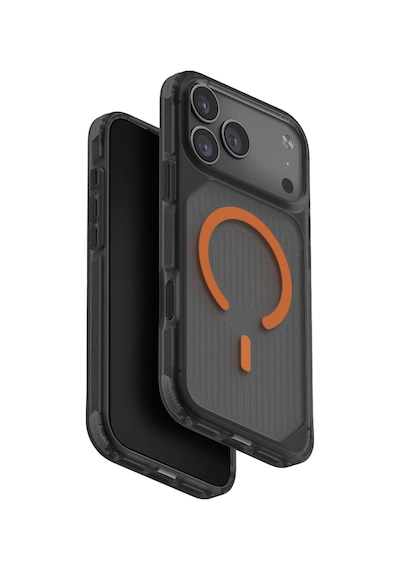 Apple Uyumlu iPhone 17 Pro Max Kılıf Combat Active Bilek Kayışı İle Kolay Taşıma Üç Katmanlı Koruyucu Kapak Siyah