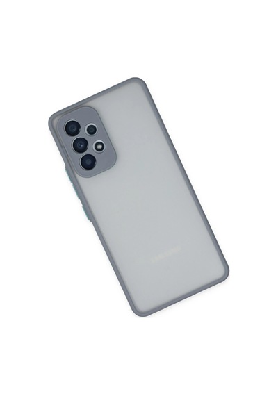 Newface - 82 - Samsung Galaxy Uyumlu A53 5g Kılıf Montreal Silikon Kapak - Ece-umay - - Gri
