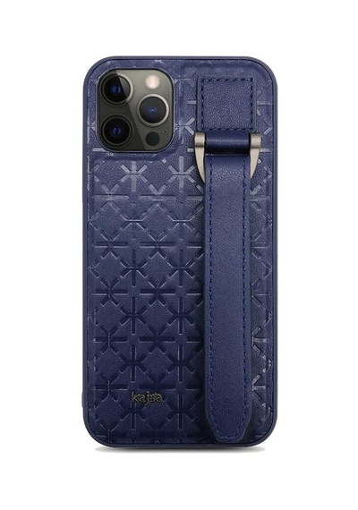 Kajsa Apple Uyumlu iPhone 12 Pro Max Kılıf Kajsa Neo Clasic Serisi Mono K Strap Kapak ZORE-218943