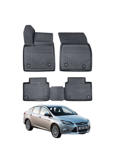 Ford Focus 3 2011-2014 Uyumlu Araca Özel Lüx 4d Paspas