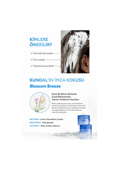 Nem, Besin Ve Hacim Sunan Saç & Saç Derisi Maskesi Kundal Airy Volume Hyaluron Capsule Scalp Mask