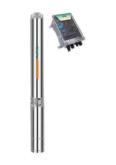 Taifu 150 Volt 1500 Watt Dc Solar Güneş Enerjili Fırçasız Dalgıç Pompa - Harici Sürücü 100mss 11.5m³/h