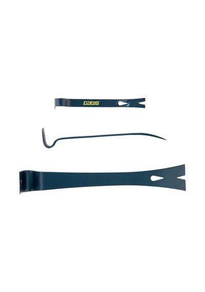 Estwıng 3 Parça Levye Çubuğu Seti, 14-25.4 Cm, Dövme Çelik Çivi Çekici, Geniş İnce Bıçak Pb3pc
