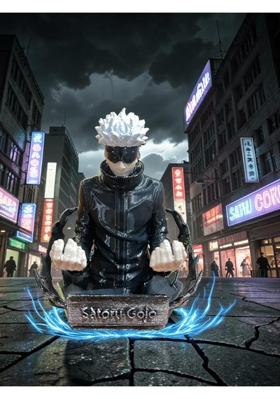 Jujutsu Kaisen Satori Gojo Anime Figürlü Telefon Tutacağı