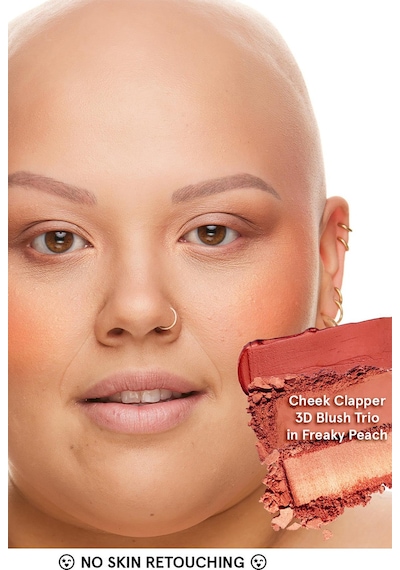 One Size 3 Renk Allık Paleti Freaky Peach Freaky Peach