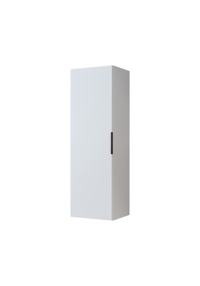 Likya Banyo Dolabı Mat Mdflam 114 Cm Banyo Boy Dolabı Beyaz